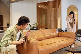 年輕夫妻定制沙發顏色銷售家具城