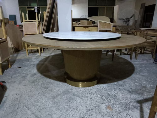 餐飲餐廳家具新中式輕奢巖板餐桌生產廠家巖板桌椅圖片定制